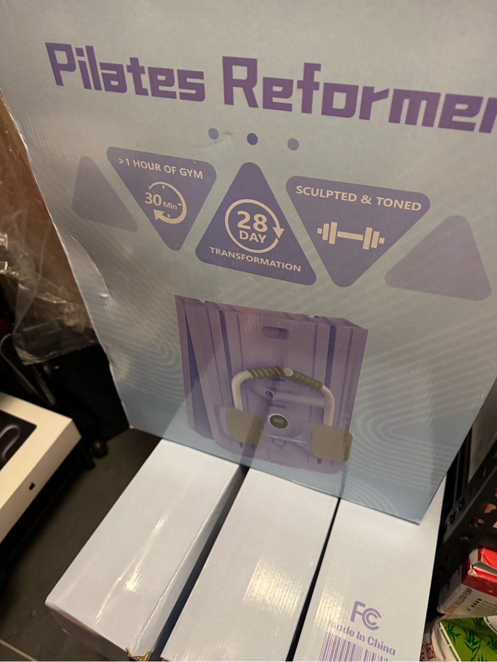 Pilates Reformer Home Exercise Kit - Light Purple